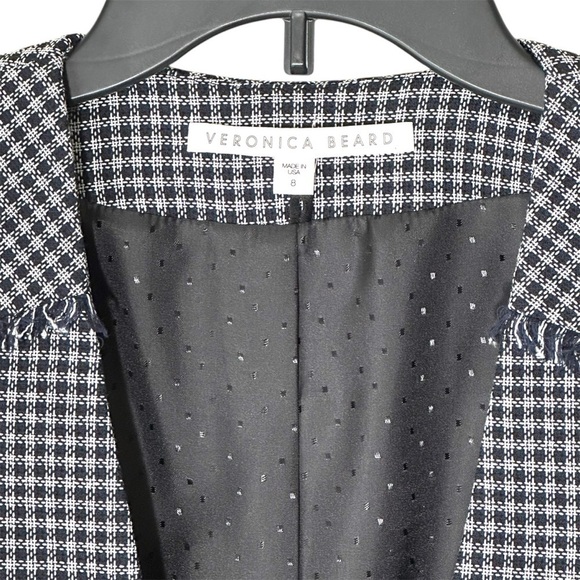 Veronica Beard Callum Dickey Blazer and Gemini Pant Check Gingham Set Size 8 - Picture 6 of 16